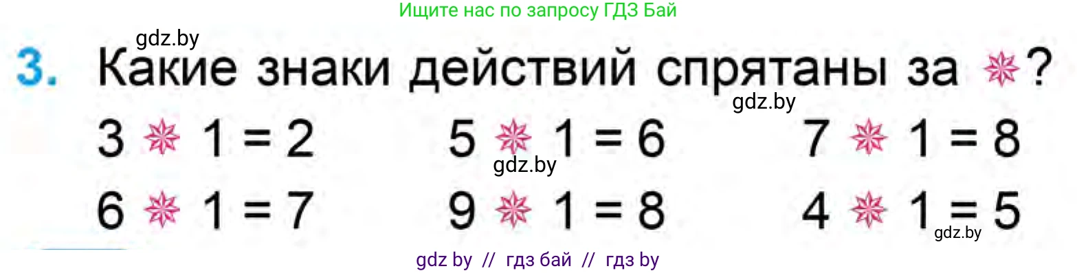 Математика, 1 класс Учебник, авторы: Муравьева Галина Леонидовна, Урбан Мария Анатольевна, издательство Академия образования, Минск, 2024, Часть 1, страница 94, номер 3, Условие