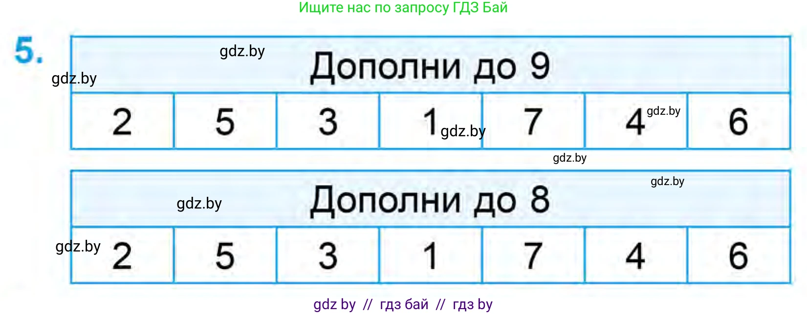 Математика, 1 класс Учебник, авторы: Муравьева Галина Леонидовна, Урбан Мария Анатольевна, издательство Академия образования, Минск, 2024, Часть 1, страница 95, номер 5, Условие