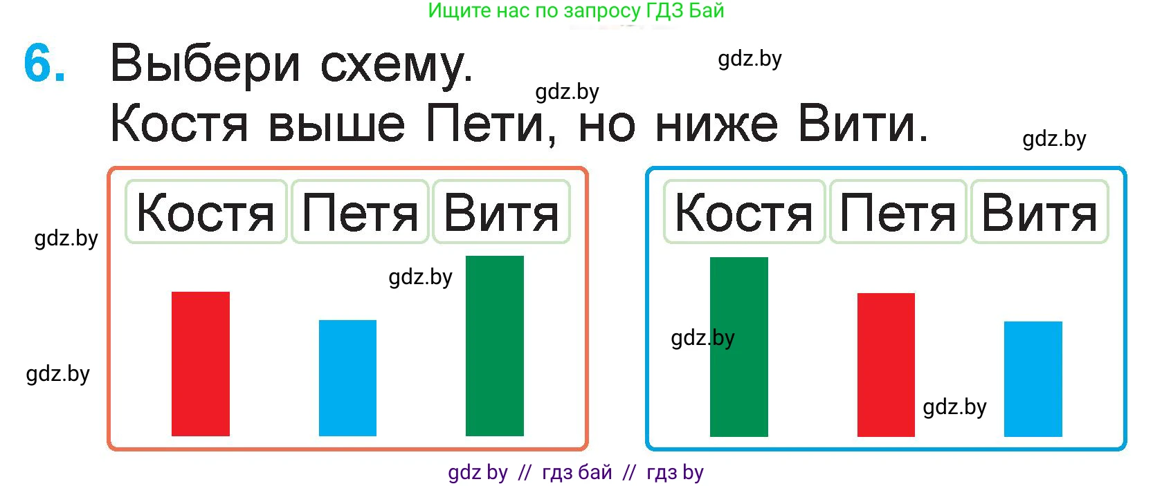 Математика, 1 класс Учебник, авторы: Муравьева Галина Леонидовна, Урбан Мария Анатольевна, издательство Академия образования, Минск, 2024, Часть 2, страница 79, номер 6, Условие