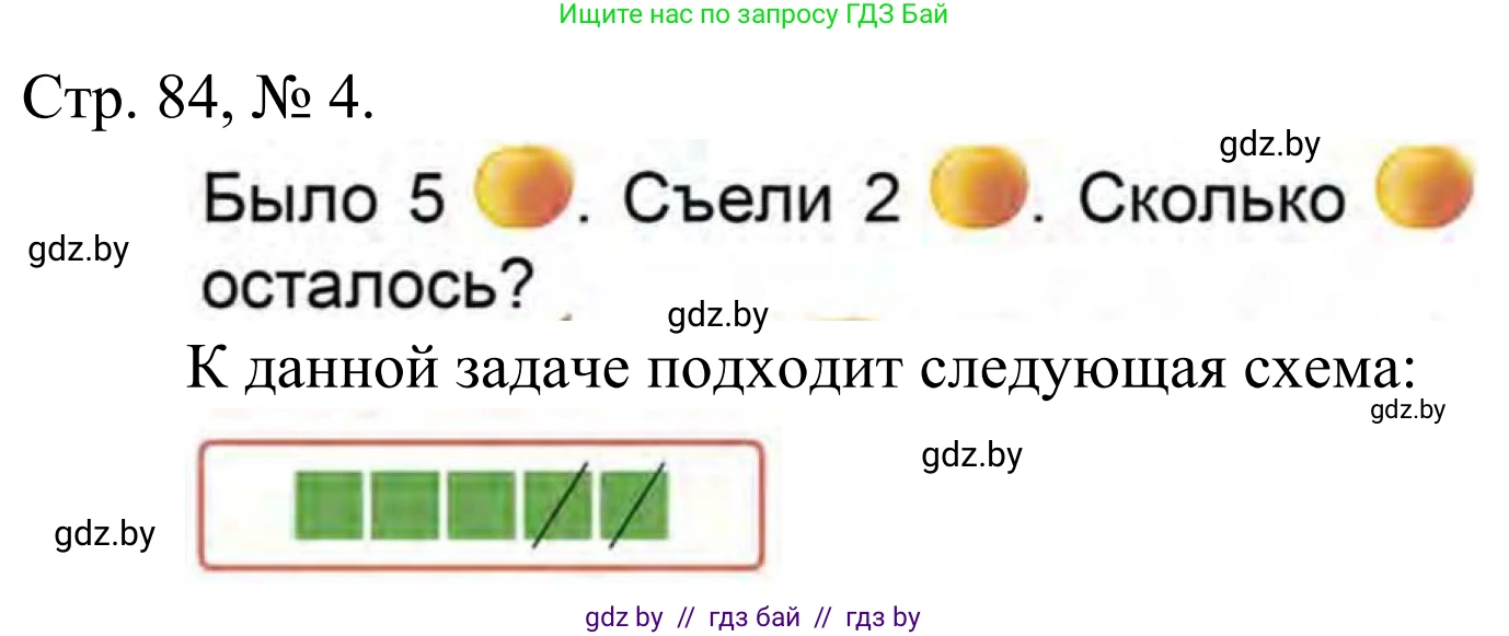 Математика, 1 класс Учебник, авторы: Муравьева Галина Леонидовна, Урбан Мария Анатольевна, издательство Академия образования, Минск, 2024, Часть 1, страница 84, номер 4, Решение