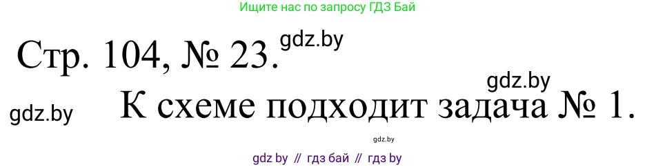 Математика, 1 класс Учебник, авторы: Муравьева Галина Леонидовна, Урбан Мария Анатольевна, издательство Академия образования, Минск, 2024, Часть 1, страница 104, номер 23, Решение