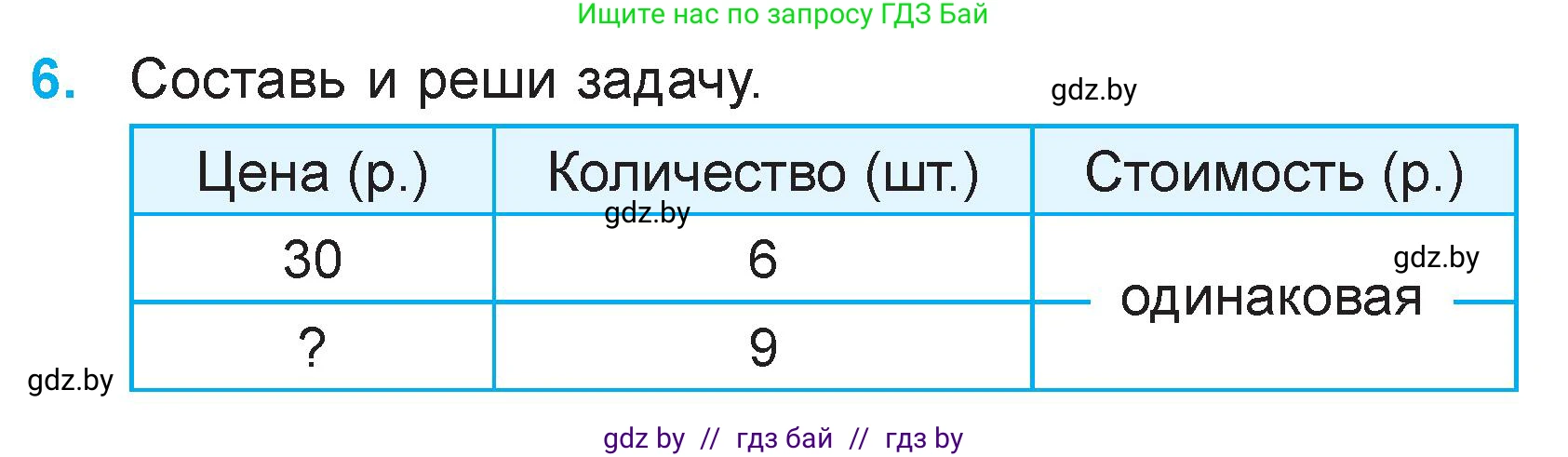 Математика, 3 класс Учебник, авторы: Муравьева Галина Леонидовна, Урбан Мария Анатольевна, издательство Национальный институт образования, Минск, 2021, оранжевого цвета, Часть 2, страница 103, номер 6, Условие