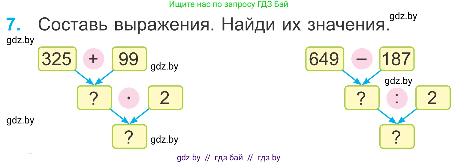 Математика, 4 класс Учебник, авторы: Муравьева Галина Леонидовна, Урбан Мария Анатольевна, издательство Национальный институт образования, Минск, 2022, розового цвета, Часть 1, страница 36, номер 7, Условие