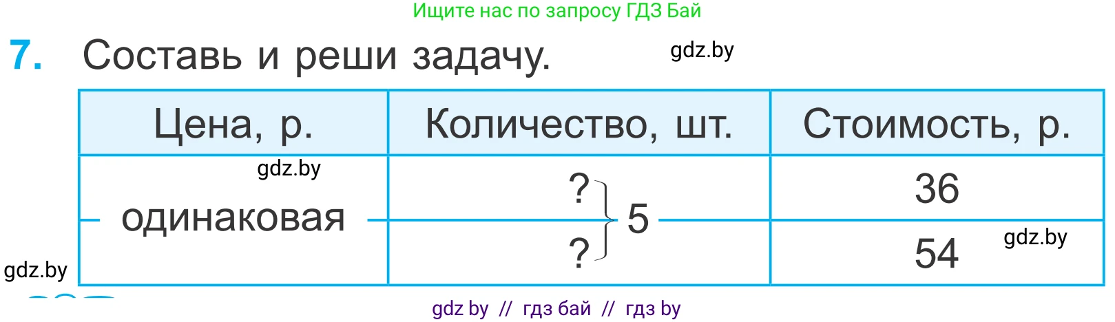 Математика, 4 класс Учебник, авторы: Муравьева Галина Леонидовна, Урбан Мария Анатольевна, издательство Национальный институт образования, Минск, 2022, розового цвета, Часть 2, страница 32, номер 7, Условие