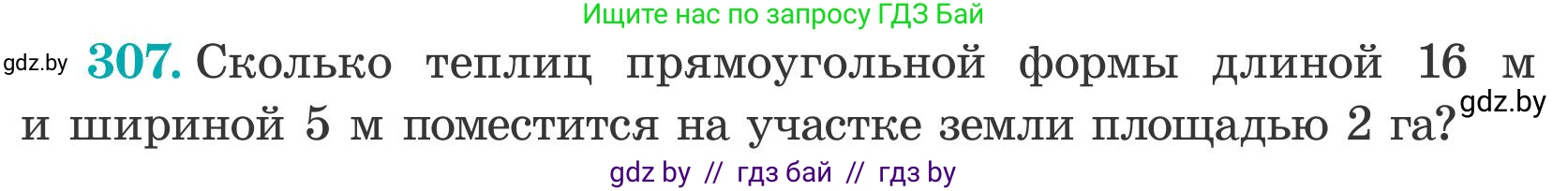 Математика, 5 класс Учебник, авторы: Герасимов Валерий Дмитриевич, Пирютко Ольга Николаевна, Лобанов Александр Павлович, издательство Адукацыя i выхаванне, Минск, 2025, белого цвета, Часть 2, страница 93, номер 307, Условие 2025