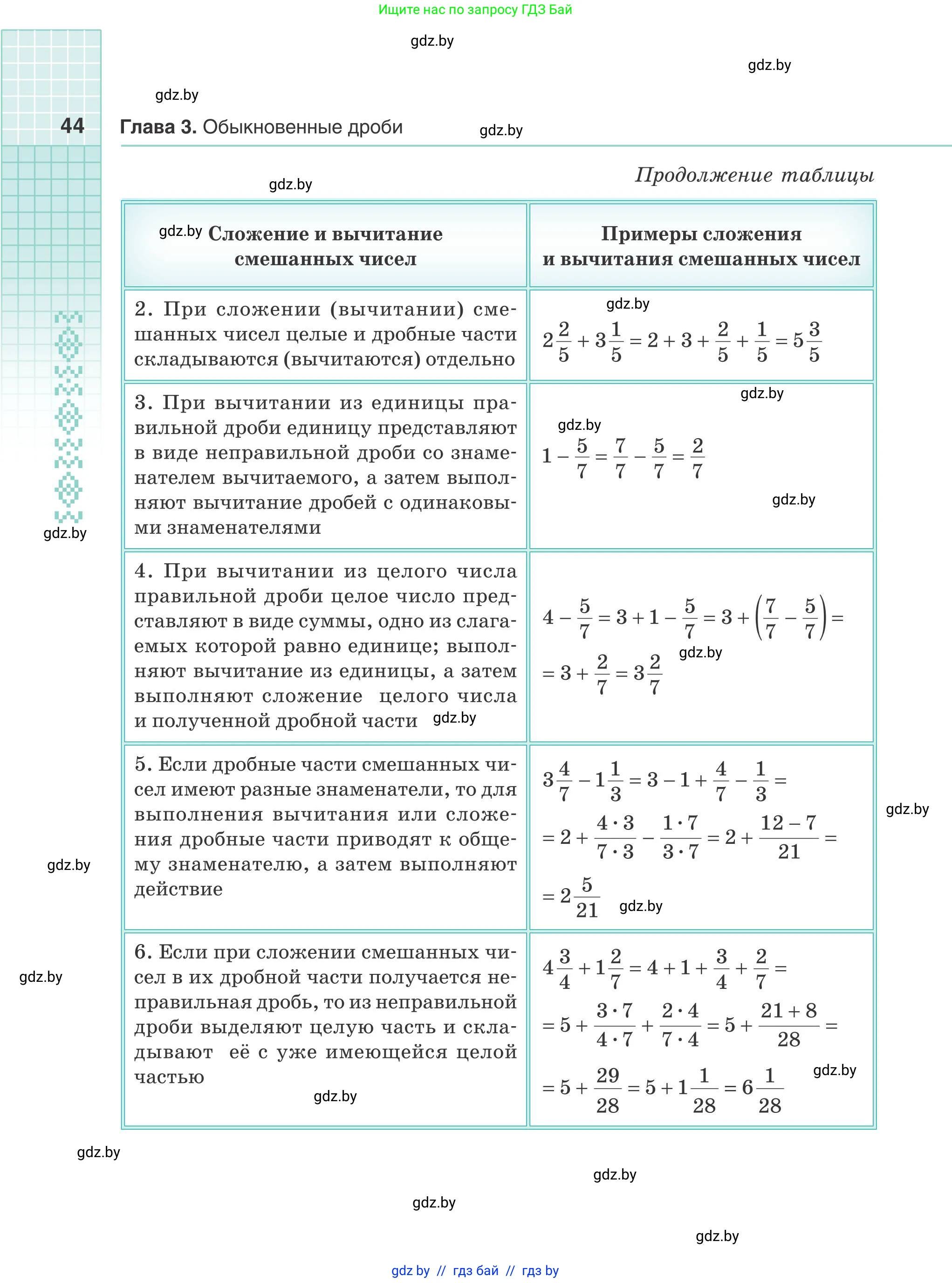 Математика, 5 класс Учебник, авторы: Герасимов Валерий Дмитриевич, Пирютко Ольга Николаевна, Лобанов Александр Павлович, издательство Адукацыя i выхаванне, Минск, 2025, белого цвета, страница 44