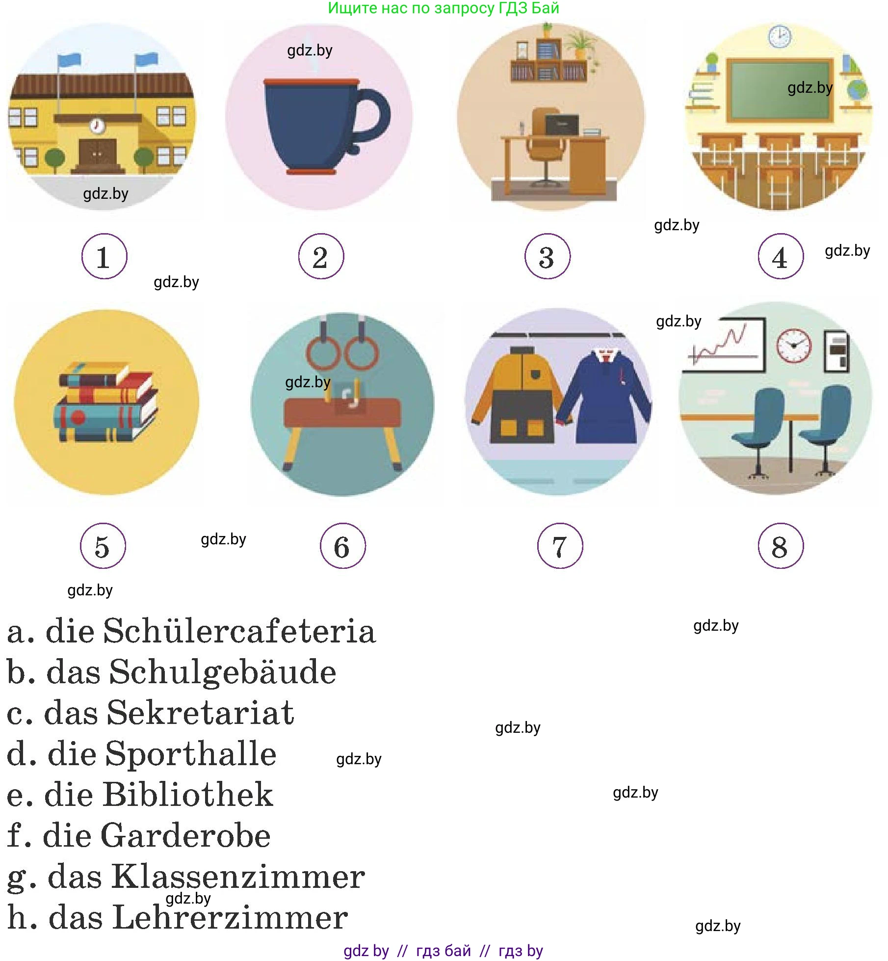 Немецкий язык (Deutsch), 6 класс Учебник (Schülerbuch), авторы: Будько Антонина Филипповна (Budjko Antonina), Урбанович Инна Ювинальевна (Urbanowitsch Ina), издательство Вышэйшая школа, Минск, 2020, бежевого цвета, страница 16, номер a, Условие (продолжение 2)
