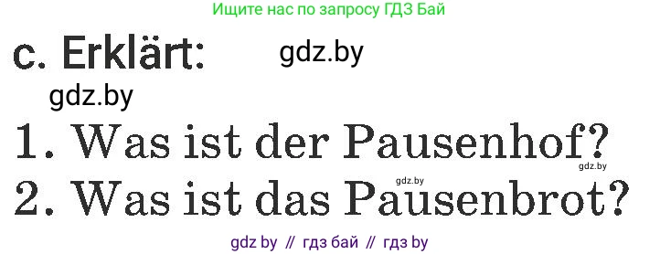 Немецкий язык (Deutsch), 6 класс Учебник (Schülerbuch), авторы: Будько Антонина Филипповна (Budjko Antonina), Урбанович Инна Ювинальевна (Urbanowitsch Ina), издательство Вышэйшая школа, Минск, 2020, бежевого цвета, страница 44, номер c, Условие