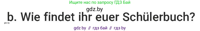 Немецкий язык (Deutsch), 6 класс Учебник (Schülerbuch), авторы: Будько Антонина Филипповна (Budjko Antonina), Урбанович Инна Ювинальевна (Urbanowitsch Ina), издательство Вышэйшая школа, Минск, 2020, бежевого цвета, страница 56, номер b, Условие