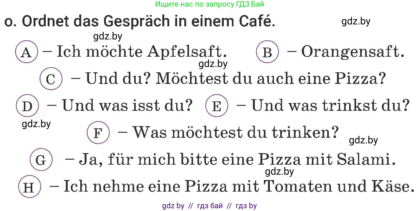 Немецкий язык (Deutsch), 6 класс Учебник (Schülerbuch), авторы: Будько Антонина Филипповна (Budjko Antonina), Урбанович Инна Ювинальевна (Urbanowitsch Ina), издательство Вышэйшая школа, Минск, 2020, бежевого цвета, страница 118, номер o, Условие