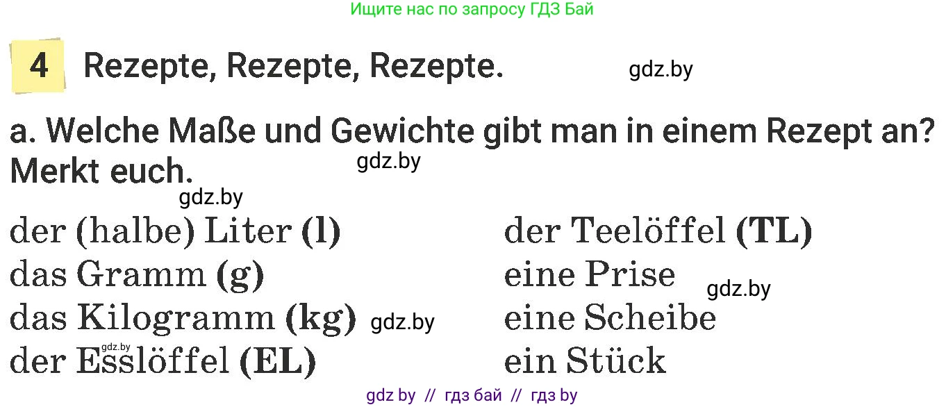 Немецкий язык (Deutsch), 6 класс Учебник (Schülerbuch), авторы: Будько Антонина Филипповна (Budjko Antonina), Урбанович Инна Ювинальевна (Urbanowitsch Ina), издательство Вышэйшая школа, Минск, 2020, бежевого цвета, страница 124, номер a, Условие