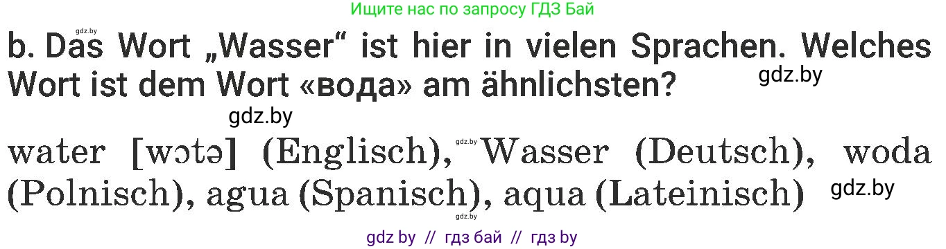 Немецкий язык (Deutsch), 6 класс Учебник (Schülerbuch), авторы: Будько Антонина Филипповна (Budjko Antonina), Урбанович Инна Ювинальевна (Urbanowitsch Ina), издательство Вышэйшая школа, Минск, 2020, бежевого цвета, страница 199, номер b, Условие
