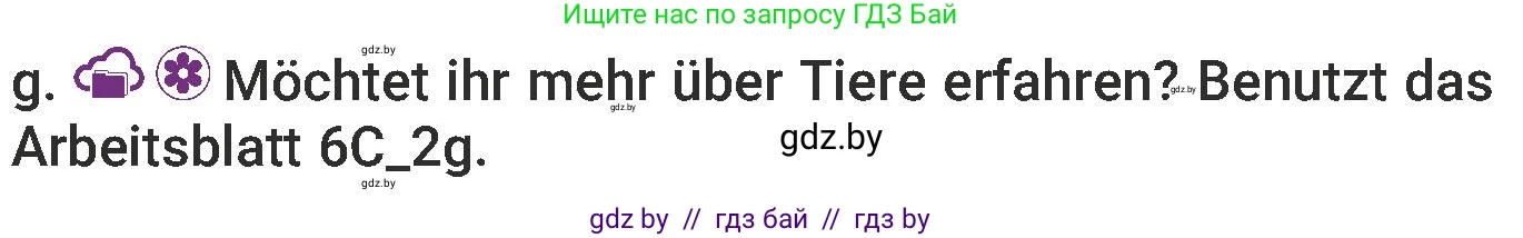 Немецкий язык (Deutsch), 6 класс Учебник (Schülerbuch), авторы: Будько Антонина Филипповна (Budjko Antonina), Урбанович Инна Ювинальевна (Urbanowitsch Ina), издательство Вышэйшая школа, Минск, 2020, бежевого цвета, страница 207, номер g, Условие