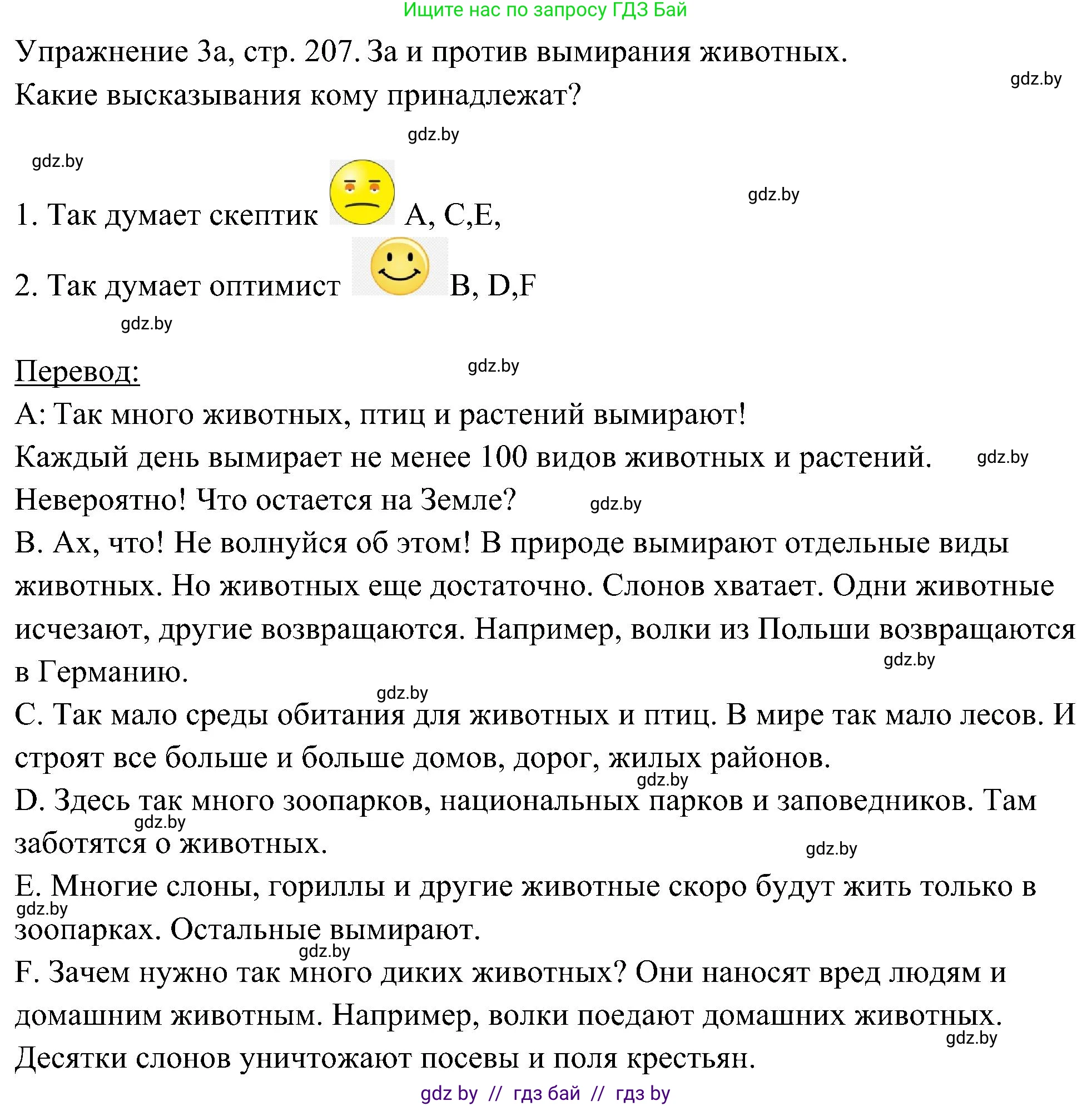 Немецкий язык (Deutsch), 6 класс Учебник (Schülerbuch), авторы: Будько Антонина Филипповна (Budjko Antonina), Урбанович Инна Ювинальевна (Urbanowitsch Ina), издательство Вышэйшая школа, Минск, 2020, бежевого цвета, страница 207, номер a, Решение