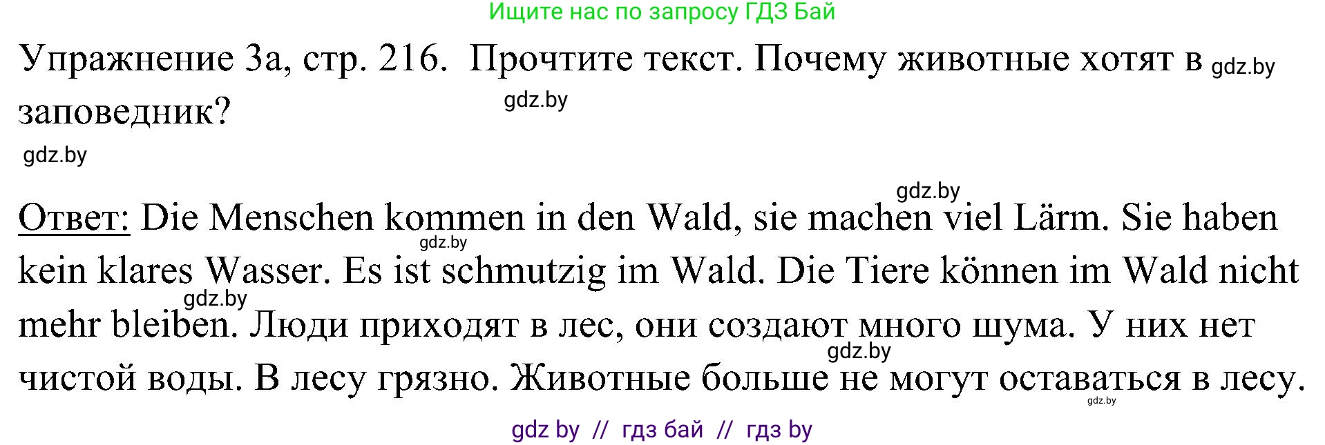 Немецкий язык (Deutsch), 6 класс Учебник (Schülerbuch), авторы: Будько Антонина Филипповна (Budjko Antonina), Урбанович Инна Ювинальевна (Urbanowitsch Ina), издательство Вышэйшая школа, Минск, 2020, бежевого цвета, страница 216, номер a, Решение