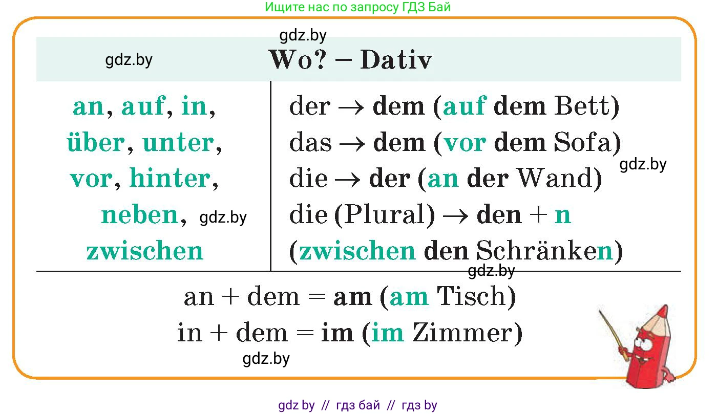 Немецкий язык (Deutsch), 6 класс Учебник (Schülerbuch), авторы: Зуевская Елена Викторовна, Салынская Светлана Ивановна, Негурэ Ольга Вячеславовна, издательство Вышэйшая школа, Минск, 2022, жёлтого цвета, Teil 2, страница 10, номер 5, Условие (продолжение 3)