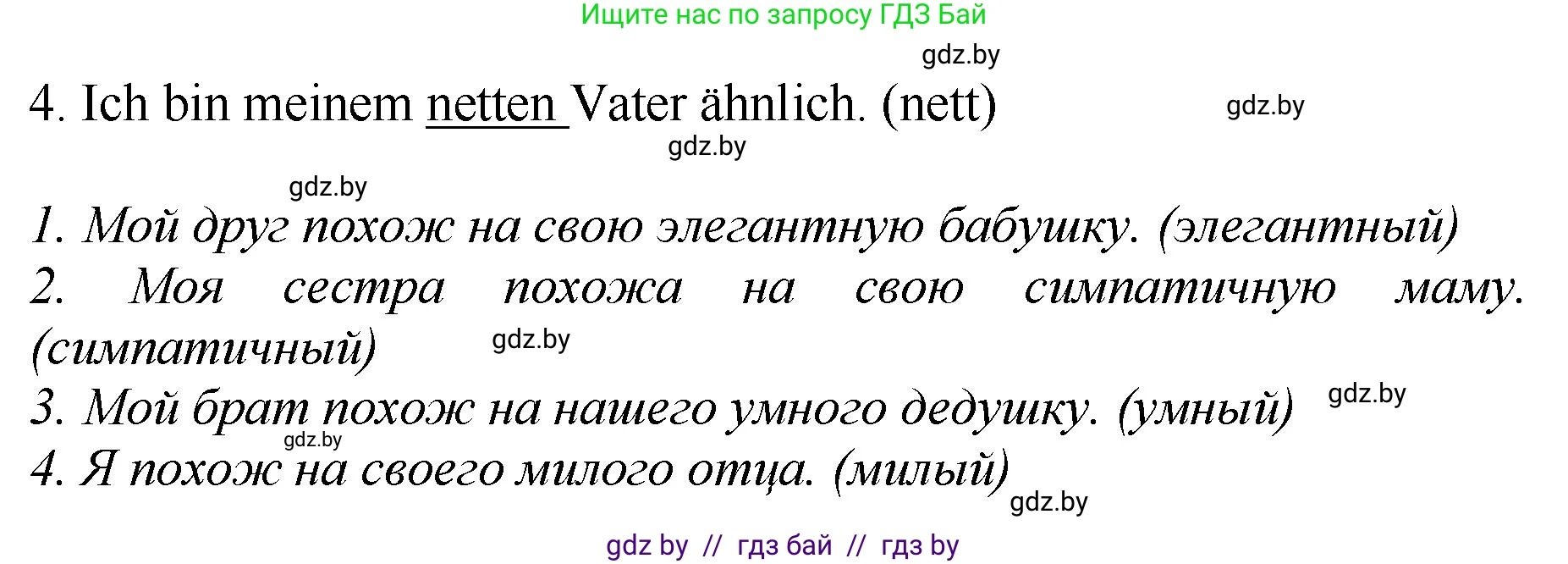 Немецкий язык (Deutsch), 7 класс Учебник (Schülerbuch), авторы: Будько Антонина Филипповна (Budjko Antonina), Урбанович Инна Ювинальевна (Urbanowitsch Ina), издательство Вышэйшая школа, Минск, 2021, страница 49, номер 3, Решение (продолжение 2)