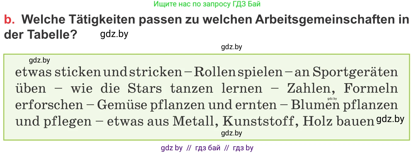 Немецкий язык (Deutsch), 8 класс Учебник (Schülerbuch), авторы: Будько Антонина Филипповна (Budjko Antonina), Урбанович Инна Ювинальевна (Urbanowitsch Ina), издательство Вышэйшая школа, Минск, 2018, страница 29, номер 3b, Условие
