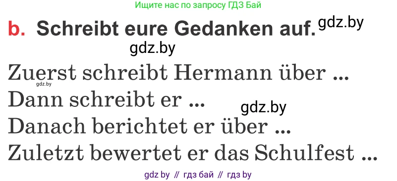 Немецкий язык (Deutsch), 8 класс Учебник (Schülerbuch), авторы: Будько Антонина Филипповна (Budjko Antonina), Урбанович Инна Ювинальевна (Urbanowitsch Ina), издательство Вышэйшая школа, Минск, 2018, страница 34, номер 7b, Условие