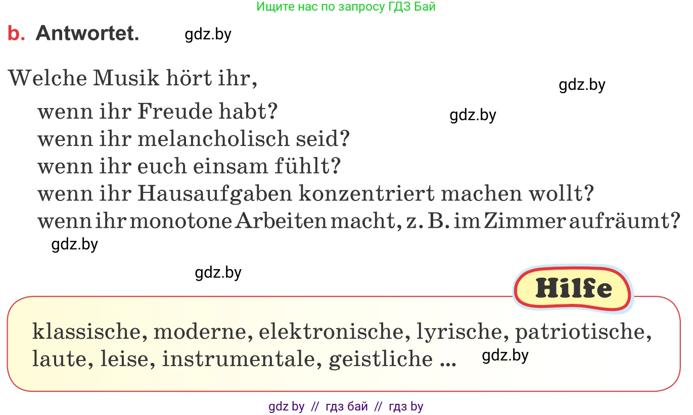 Немецкий язык (Deutsch), 8 класс Учебник (Schülerbuch), авторы: Будько Антонина Филипповна (Budjko Antonina), Урбанович Инна Ювинальевна (Urbanowitsch Ina), издательство Вышэйшая школа, Минск, 2018, страница 70, номер 2b, Условие