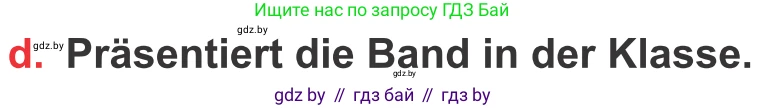 Немецкий язык (Deutsch), 8 класс Учебник (Schülerbuch), авторы: Будько Антонина Филипповна (Budjko Antonina), Урбанович Инна Ювинальевна (Urbanowitsch Ina), издательство Вышэйшая школа, Минск, 2018, страница 85, номер 8d, Условие
