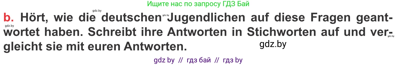 Немецкий язык (Deutsch), 8 класс Учебник (Schülerbuch), авторы: Будько Антонина Филипповна (Budjko Antonina), Урбанович Инна Ювинальевна (Urbanowitsch Ina), издательство Вышэйшая школа, Минск, 2018, страница 140, номер 1b, Условие