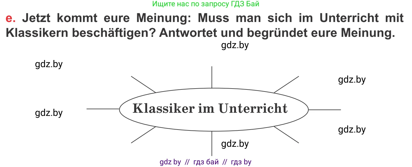 Немецкий язык (Deutsch), 8 класс Учебник (Schülerbuch), авторы: Будько Антонина Филипповна (Budjko Antonina), Урбанович Инна Ювинальевна (Urbanowitsch Ina), издательство Вышэйшая школа, Минск, 2018, страница 199, номер 1e, Условие