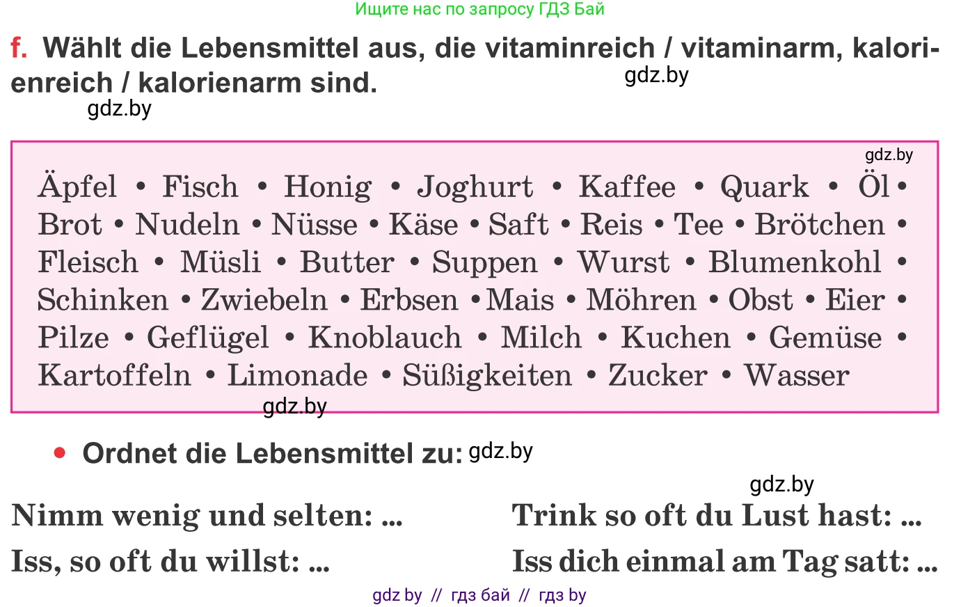 Немецкий язык (Deutsch), 8 класс Учебник (Schülerbuch), авторы: Будько Антонина Филипповна (Budjko Antonina), Урбанович Инна Ювинальевна (Urbanowitsch Ina), издательство Вышэйшая школа, Минск, 2018, страница 220, номер 2f, Условие