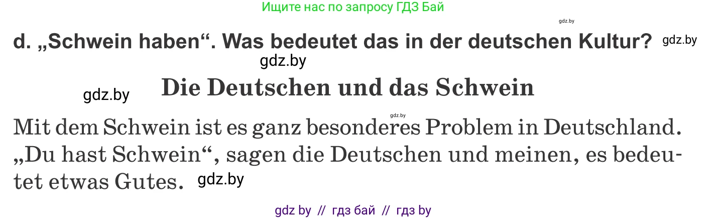 Немецкий язык (Deutsch), 9 класс Учебник (Schülerbuch), авторы: Будько Антонина Филипповна (Budjko Antonina), Урбанович Инна Ювинальевна (Urbanowitsch Ina), издательство Вышэйшая школа, Минск, 2018, серого цвета, страница 61, номер 6d, Условие
