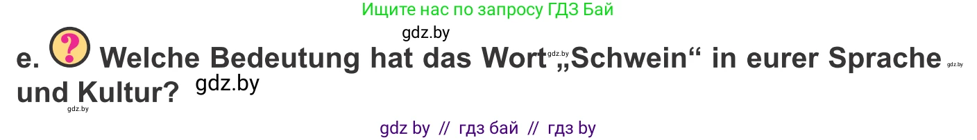 Немецкий язык (Deutsch), 9 класс Учебник (Schülerbuch), авторы: Будько Антонина Филипповна (Budjko Antonina), Урбанович Инна Ювинальевна (Urbanowitsch Ina), издательство Вышэйшая школа, Минск, 2018, серого цвета, страница 62, номер 6e, Условие