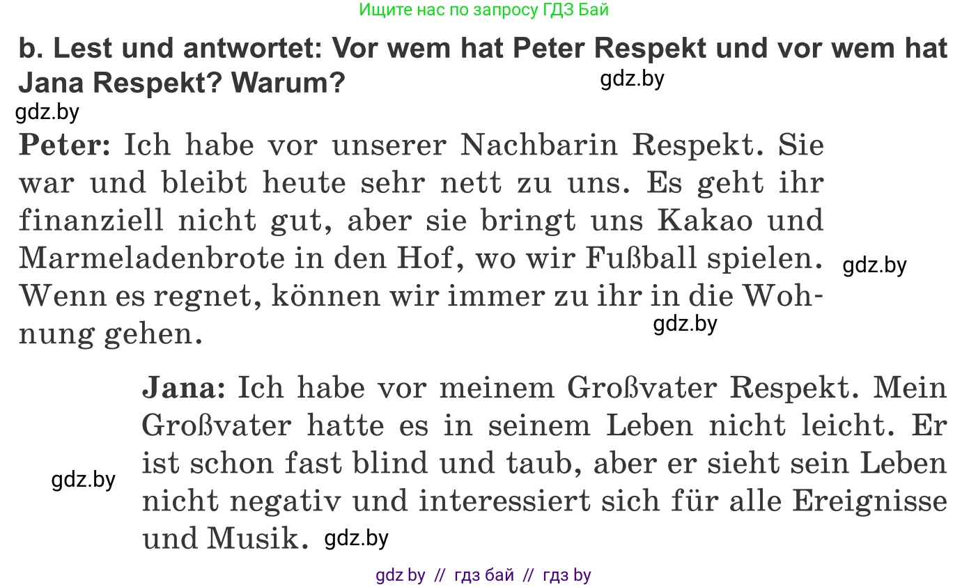 Немецкий язык (Deutsch), 9 класс Учебник (Schülerbuch), авторы: Будько Антонина Филипповна (Budjko Antonina), Урбанович Инна Ювинальевна (Urbanowitsch Ina), издательство Вышэйшая школа, Минск, 2018, серого цвета, страница 66, номер 8b, Условие