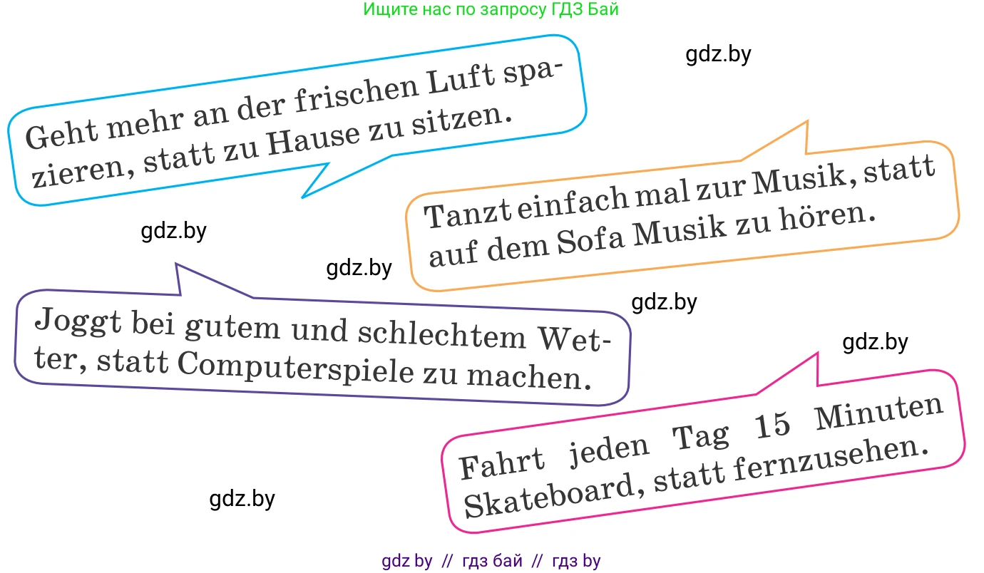 Немецкий язык (Deutsch), 9 класс Учебник (Schülerbuch), авторы: Будько Антонина Филипповна (Budjko Antonina), Урбанович Инна Ювинальевна (Urbanowitsch Ina), издательство Вышэйшая школа, Минск, 2018, серого цвета, страница 129, номер 21, Условие (продолжение 2)
