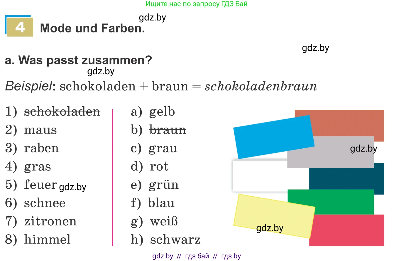 Немецкий язык (Deutsch), 9 класс Учебник (Schülerbuch), авторы: Будько Антонина Филипповна (Budjko Antonina), Урбанович Инна Ювинальевна (Urbanowitsch Ina), издательство Вышэйшая школа, Минск, 2018, серого цвета, страница 138, номер 4a, Условие
