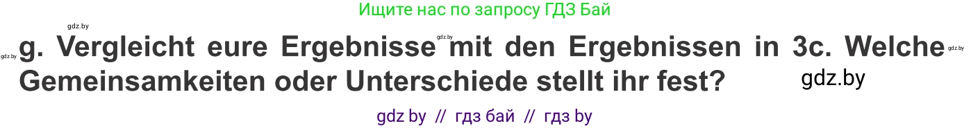 Немецкий язык (Deutsch), 9 класс Учебник (Schülerbuch), авторы: Будько Антонина Филипповна (Budjko Antonina), Урбанович Инна Ювинальевна (Urbanowitsch Ina), издательство Вышэйшая школа, Минск, 2018, серого цвета, страница 175, номер 3g, Условие