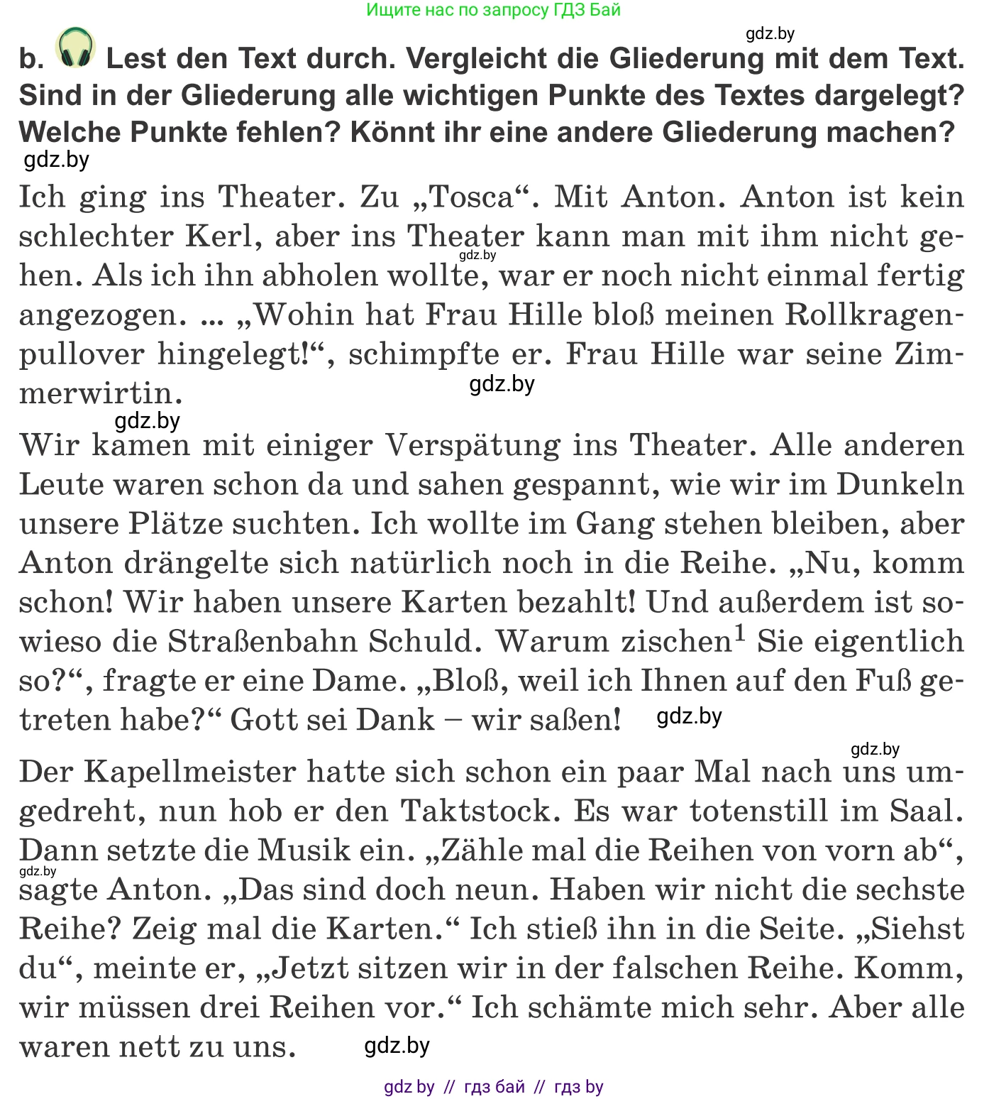 Немецкий язык (Deutsch), 9 класс Учебник (Schülerbuch), авторы: Будько Антонина Филипповна (Budjko Antonina), Урбанович Инна Ювинальевна (Urbanowitsch Ina), издательство Вышэйшая школа, Минск, 2018, серого цвета, страница 278, номер 1b, Условие