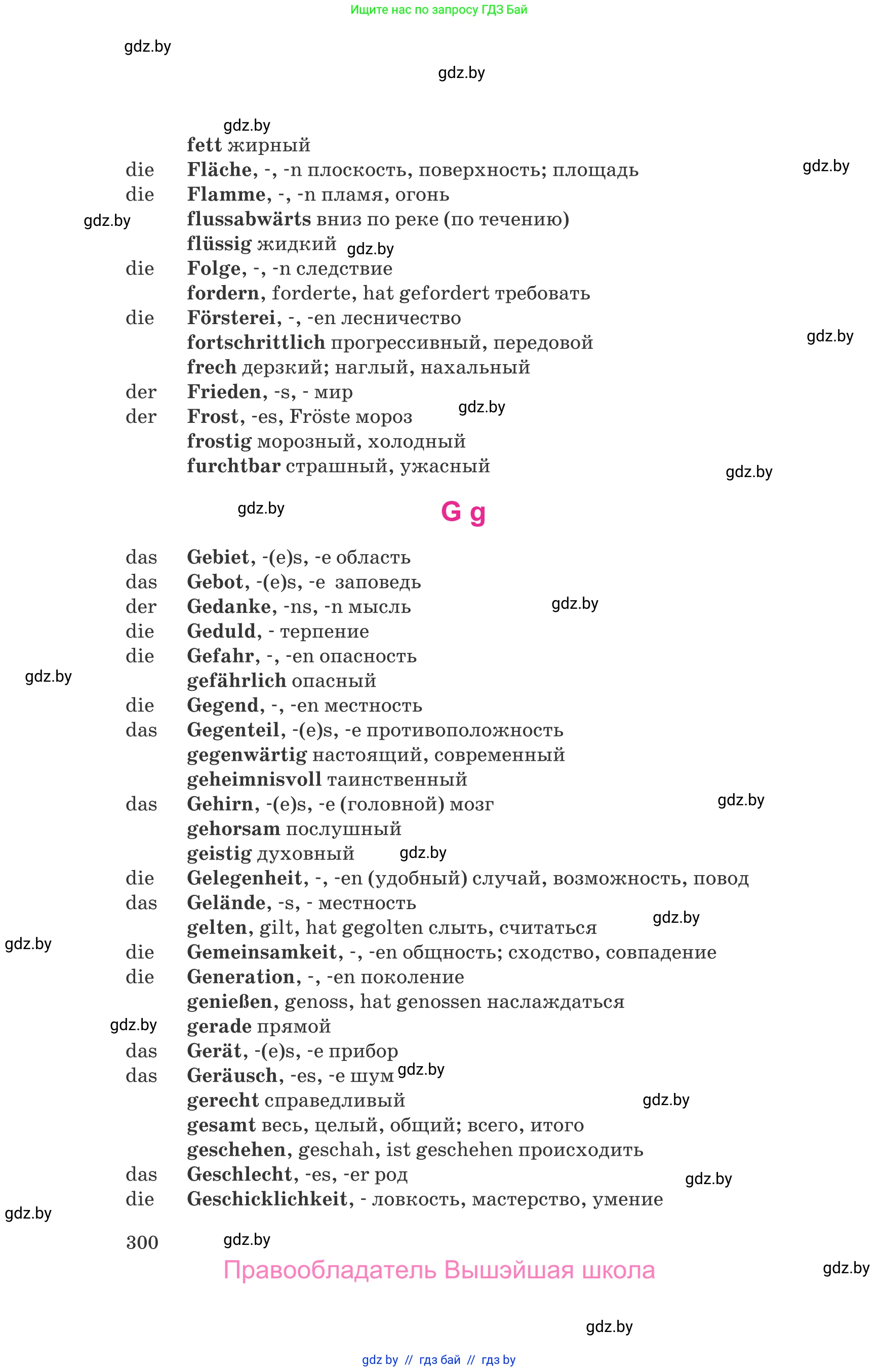 Немецкий язык (Deutsch), 9 класс Учебник (Schülerbuch), авторы: Будько Антонина Филипповна (Budjko Antonina), Урбанович Инна Ювинальевна (Urbanowitsch Ina), издательство Вышэйшая школа, Минск, 2018, серого цвета, страница 300