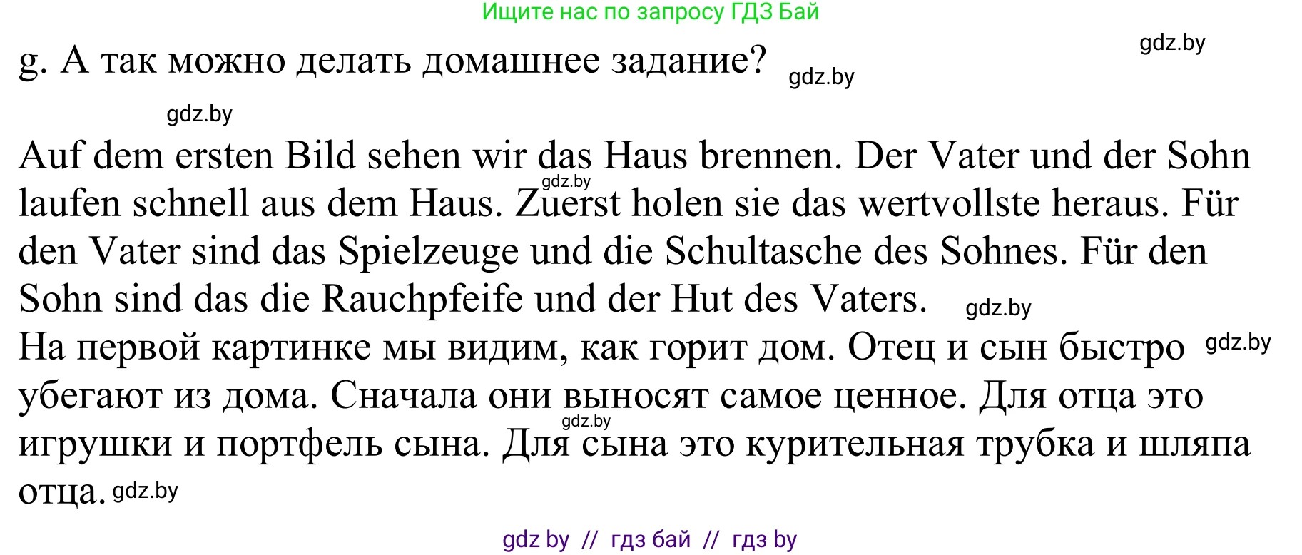 Немецкий язык (Deutsch), 9 класс Учебник (Schülerbuch), авторы: Будько Антонина Филипповна (Budjko Antonina), Урбанович Инна Ювинальевна (Urbanowitsch Ina), издательство Вышэйшая школа, Минск, 2018, серого цвета, страница 24, номер 9g, Решение