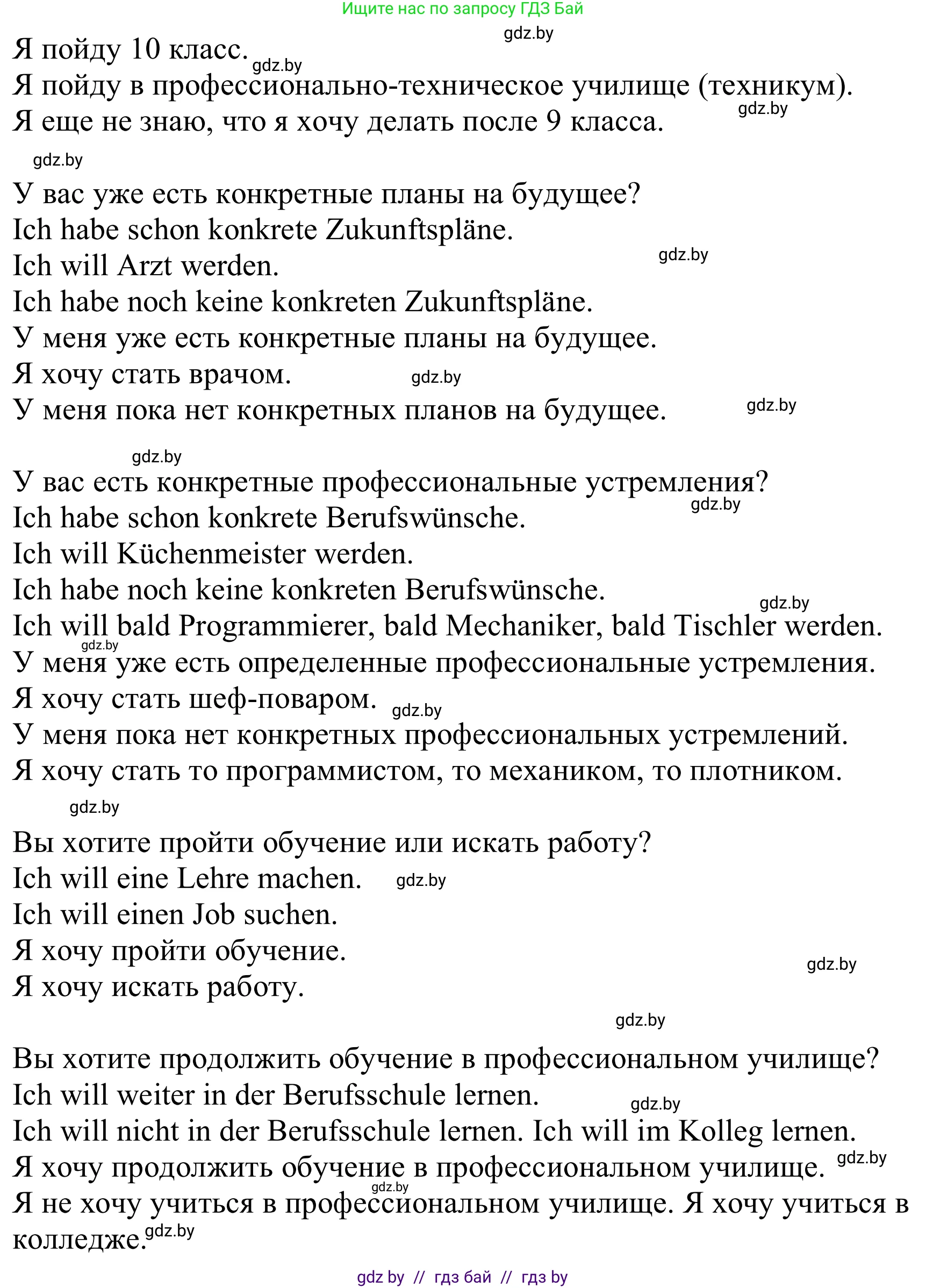 Немецкий язык (Deutsch), 9 класс Учебник (Schülerbuch), авторы: Будько Антонина Филипповна (Budjko Antonina), Урбанович Инна Ювинальевна (Urbanowitsch Ina), издательство Вышэйшая школа, Минск, 2018, серого цвета, страница 41, номер 6b, Решение (продолжение 2)