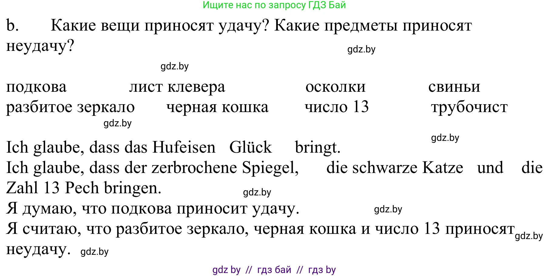Немецкий язык (Deutsch), 9 класс Учебник (Schülerbuch), авторы: Будько Антонина Филипповна (Budjko Antonina), Урбанович Инна Ювинальевна (Urbanowitsch Ina), издательство Вышэйшая школа, Минск, 2018, серого цвета, страница 61, номер 6b, Решение
