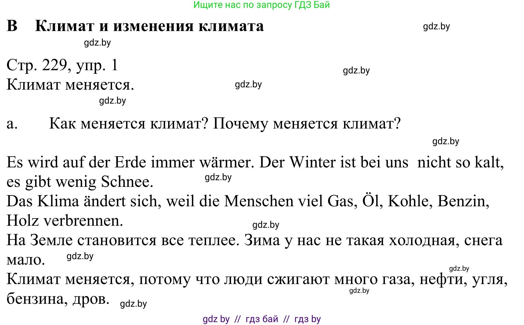 Немецкий язык (Deutsch), 9 класс Учебник (Schülerbuch), авторы: Будько Антонина Филипповна (Budjko Antonina), Урбанович Инна Ювинальевна (Urbanowitsch Ina), издательство Вышэйшая школа, Минск, 2018, серого цвета, страница 228, номер 1a, Решение