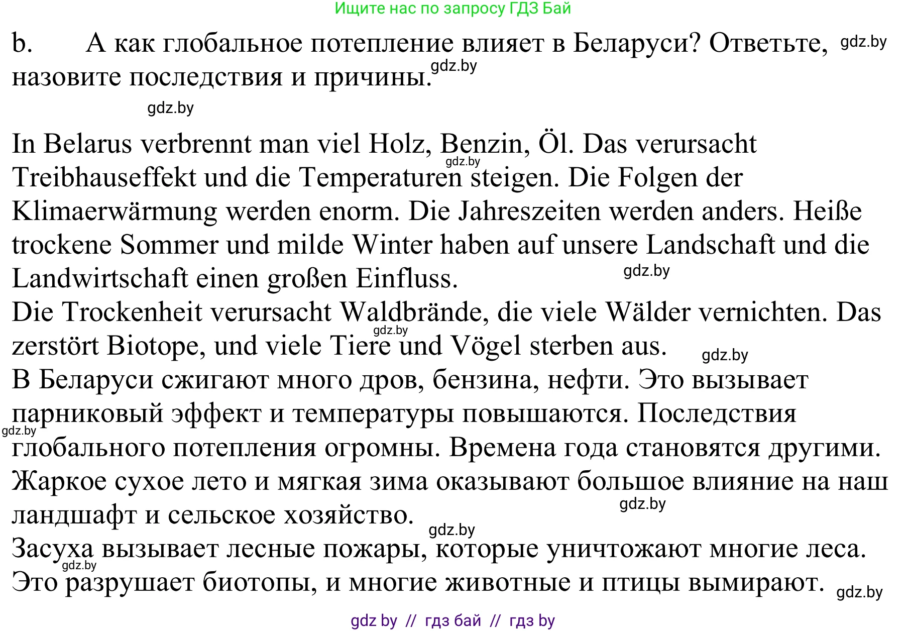 Немецкий язык (Deutsch), 9 класс Учебник (Schülerbuch), авторы: Будько Антонина Филипповна (Budjko Antonina), Урбанович Инна Ювинальевна (Urbanowitsch Ina), издательство Вышэйшая школа, Минск, 2018, серого цвета, страница 232, номер 3b, Решение