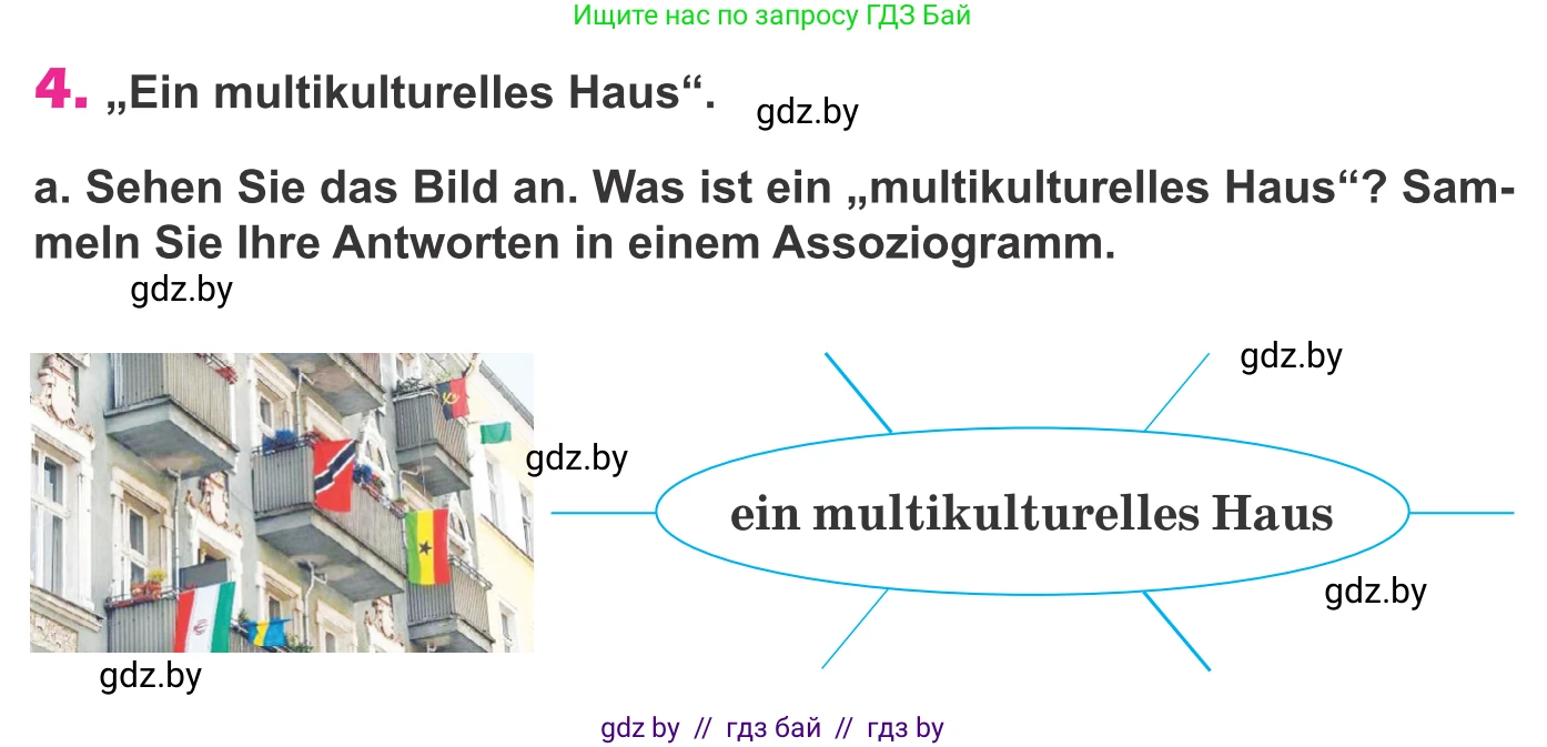 Немецкий язык (Deutsch), 10 класс Учебник (Schülerbuch), авторы: Будько Антонина Филипповна (Budjko Antonina), Урбанович Инна Ювинальевна (Urbanowitsch Ina), издательство Вышэйшая школа, Минск, 2018, оранжевого цвета, страница 32, номер 4a, Условие