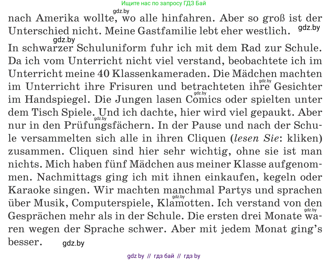 Немецкий язык (Deutsch), 10 класс Учебник (Schülerbuch), авторы: Будько Антонина Филипповна (Budjko Antonina), Урбанович Инна Ювинальевна (Urbanowitsch Ina), издательство Вышэйшая школа, Минск, 2018, оранжевого цвета, страница 82, номер 1j, Условие (продолжение 2)