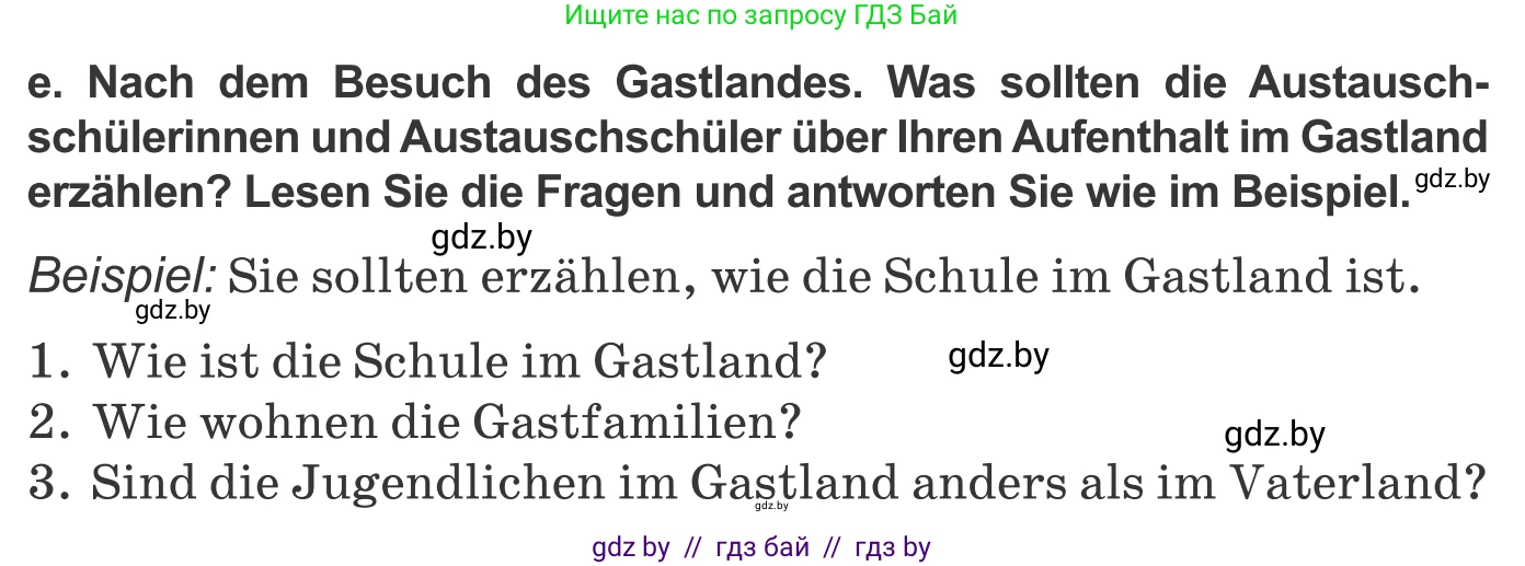 Немецкий язык (Deutsch), 10 класс Учебник (Schülerbuch), авторы: Будько Антонина Филипповна (Budjko Antonina), Урбанович Инна Ювинальевна (Urbanowitsch Ina), издательство Вышэйшая школа, Минск, 2018, оранжевого цвета, страница 79, номер 1e, Условие