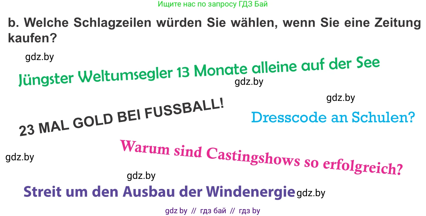 Немецкий язык (Deutsch), 10 класс Учебник (Schülerbuch), авторы: Будько Антонина Филипповна (Budjko Antonina), Урбанович Инна Ювинальевна (Urbanowitsch Ina), издательство Вышэйшая школа, Минск, 2018, оранжевого цвета, страница 96, номер 4b, Условие