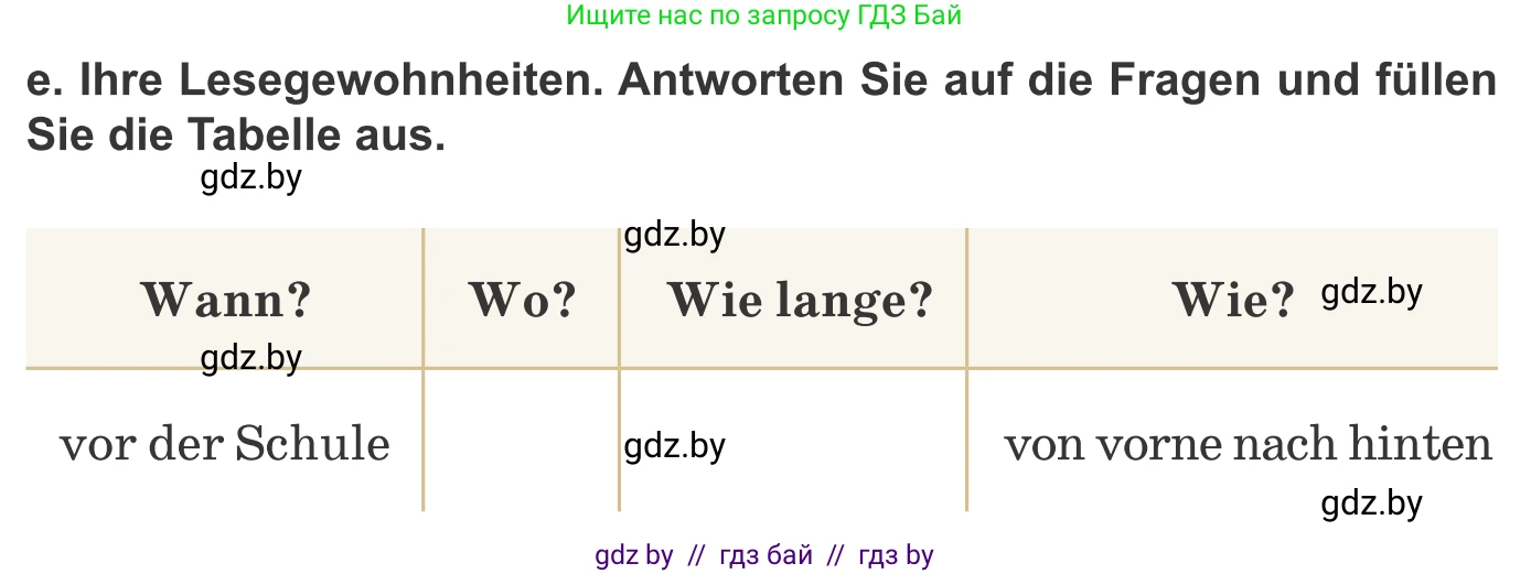 Немецкий язык (Deutsch), 10 класс Учебник (Schülerbuch), авторы: Будько Антонина Филипповна (Budjko Antonina), Урбанович Инна Ювинальевна (Urbanowitsch Ina), издательство Вышэйшая школа, Минск, 2018, оранжевого цвета, страница 103, номер 1e, Условие