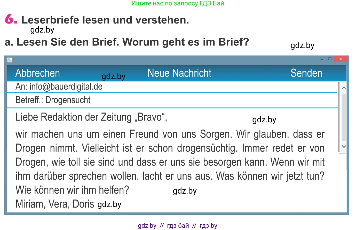 Немецкий язык (Deutsch), 10 класс Учебник (Schülerbuch), авторы: Будько Антонина Филипповна (Budjko Antonina), Урбанович Инна Ювинальевна (Urbanowitsch Ina), издательство Вышэйшая школа, Минск, 2018, оранжевого цвета, страница 111, номер 6a, Условие