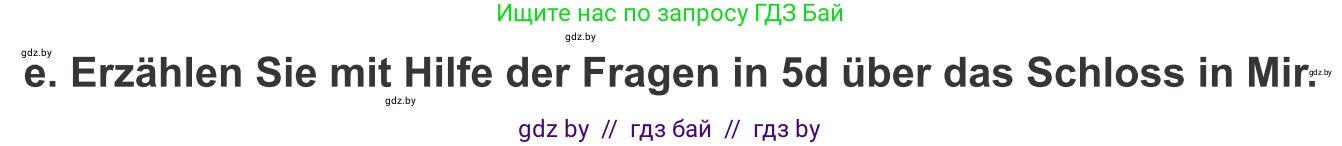 Немецкий язык (Deutsch), 10 класс Учебник (Schülerbuch), авторы: Будько Антонина Филипповна (Budjko Antonina), Урбанович Инна Ювинальевна (Urbanowitsch Ina), издательство Вышэйшая школа, Минск, 2018, оранжевого цвета, страница 171, номер 5e, Условие