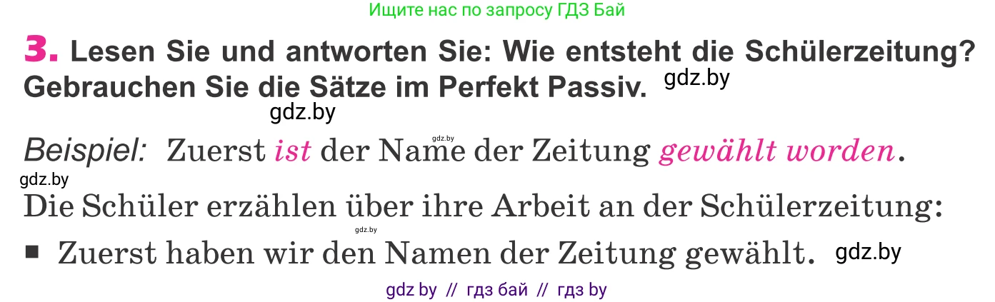 Немецкий язык (Deutsch), 10 класс Учебник (Schülerbuch), авторы: Будько Антонина Филипповна (Budjko Antonina), Урбанович Инна Ювинальевна (Urbanowitsch Ina), издательство Вышэйшая школа, Минск, 2018, оранжевого цвета, страница 284, номер 3, Условие