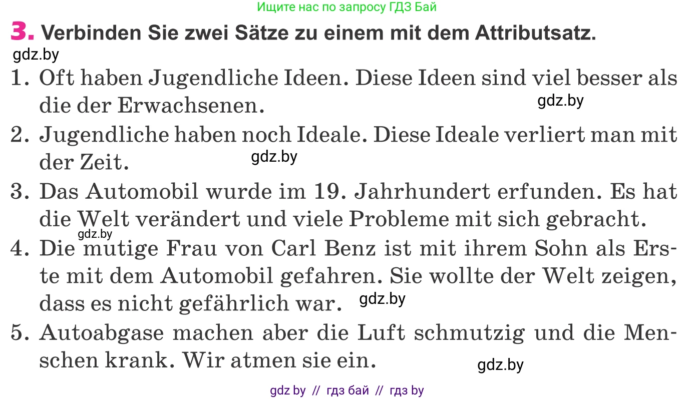 Немецкий язык (Deutsch), 10 класс Учебник (Schülerbuch), авторы: Будько Антонина Филипповна (Budjko Antonina), Урбанович Инна Ювинальевна (Urbanowitsch Ina), издательство Вышэйшая школа, Минск, 2018, оранжевого цвета, страница 304, номер 3, Условие